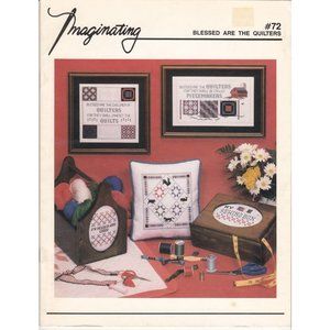 Imaginating Blessed are the Quilters Cross Stitch Pattern Leaflet #72